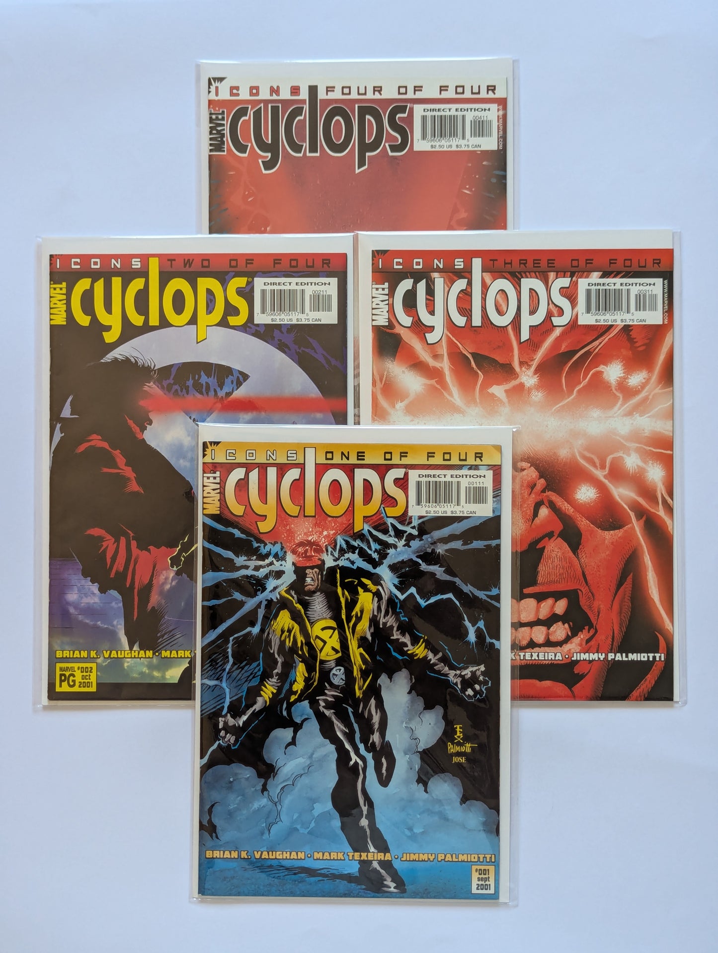 Cyclops #1-4 Limited Series Marvel Comic Book Set