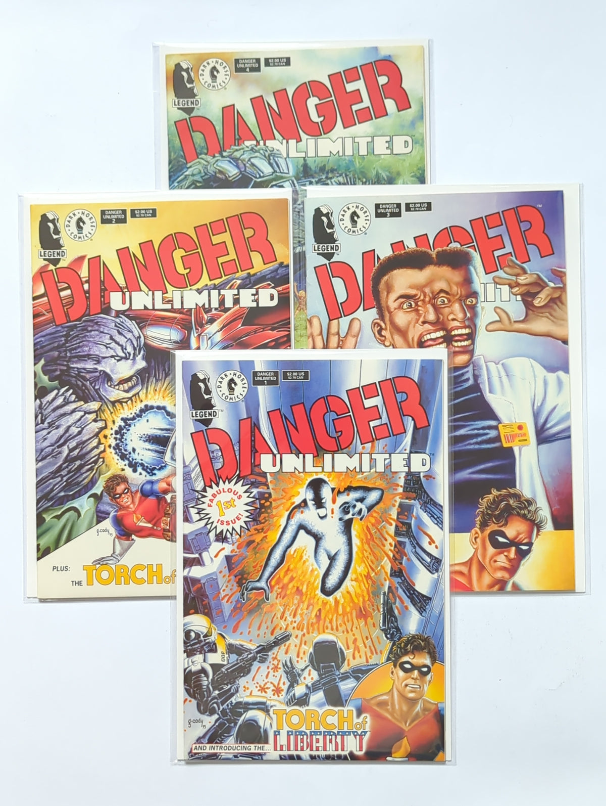 Danger Unlimited #1-4 Complete Limited Series Dark Horse Comic Book Set