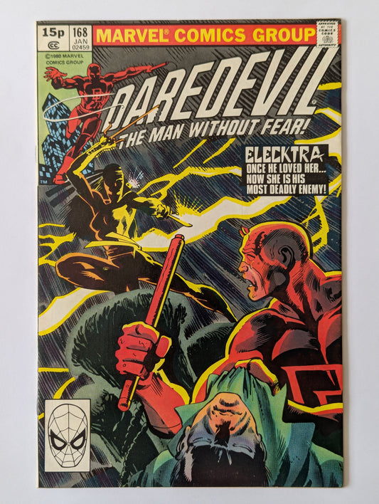 Daredevil #168 Marvel Comic Book