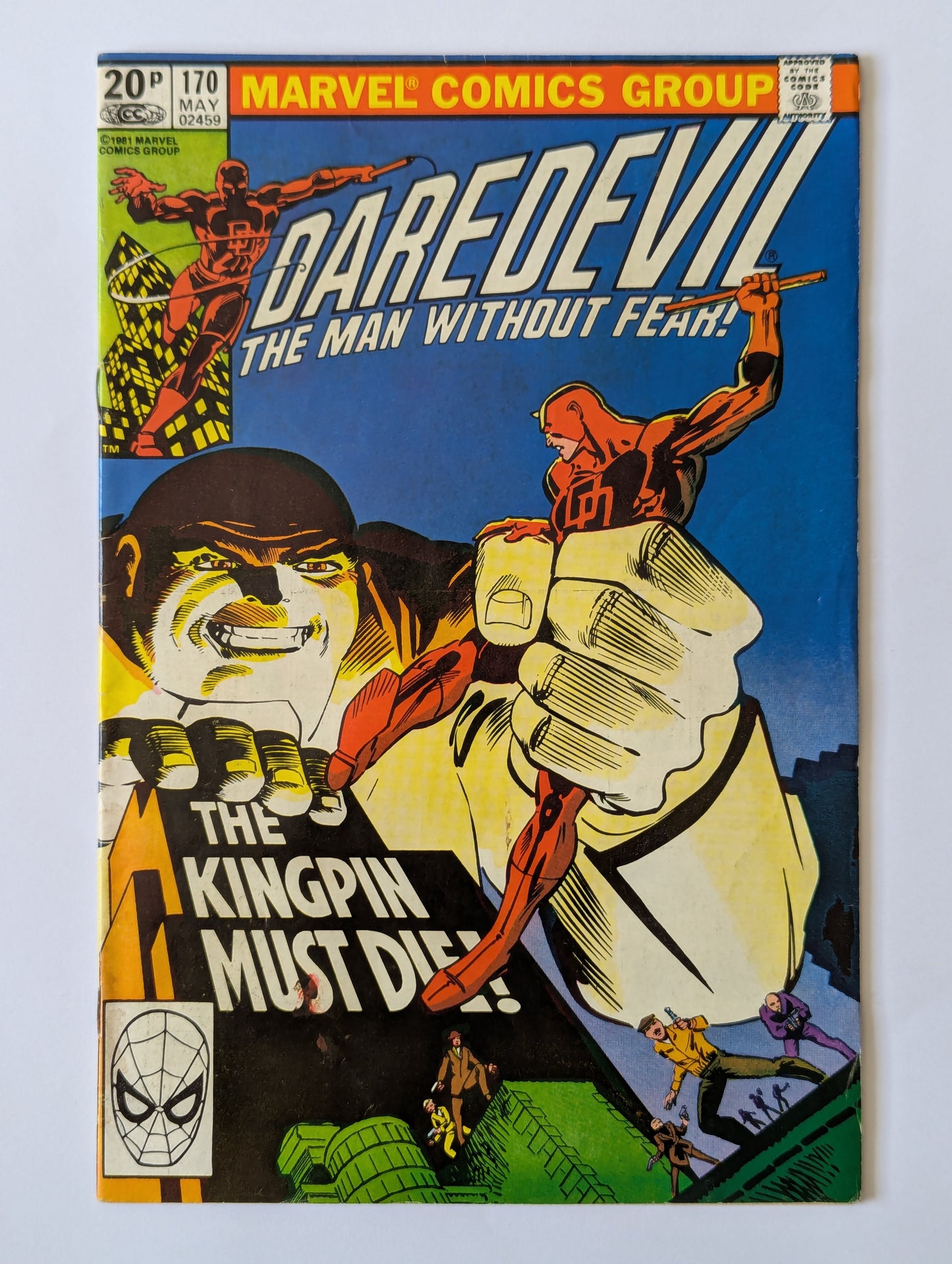 Daredevil #170 Marvel Comic Book