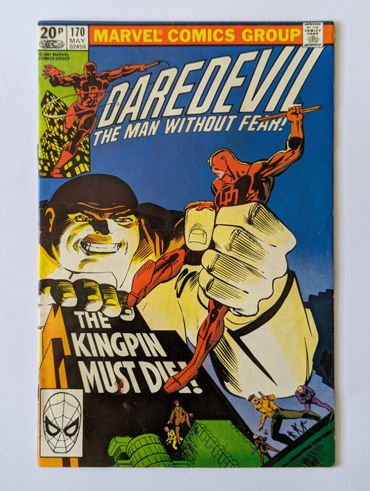 Daredevil #170 Marvel Comic Book