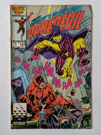 Daredevil #234 Marvel Comic Book