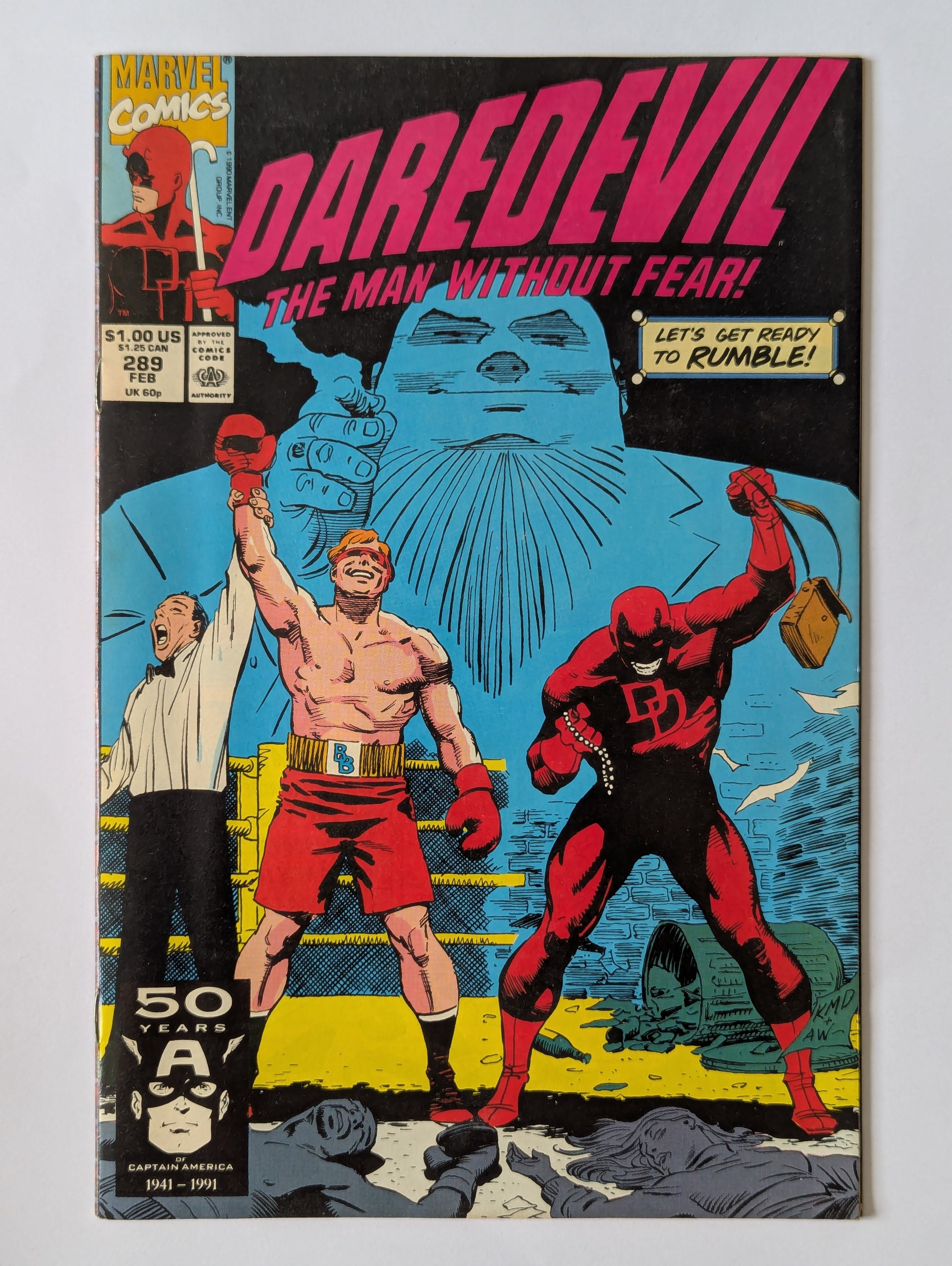 Daredevil #289 Marvel Comic Book