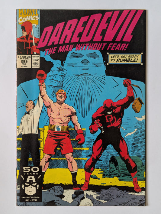 Daredevil #289 Marvel Comic Book
