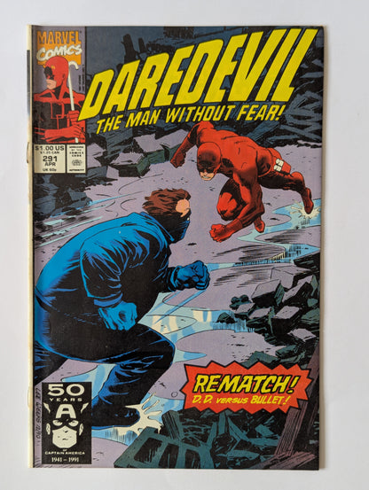 Daredevil #291 Marvel Comic Book