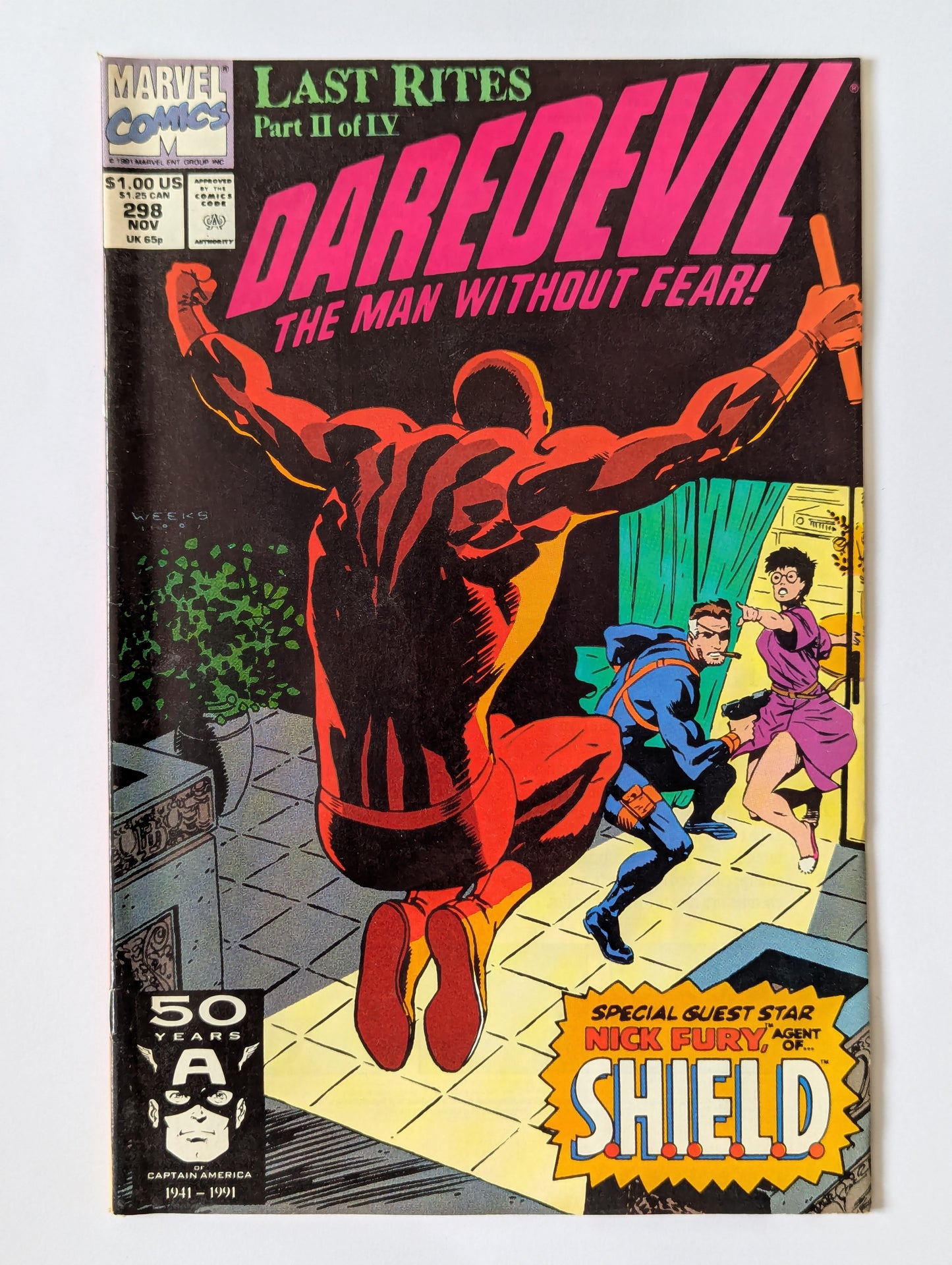 Daredevil #298 Marvel Comic Book