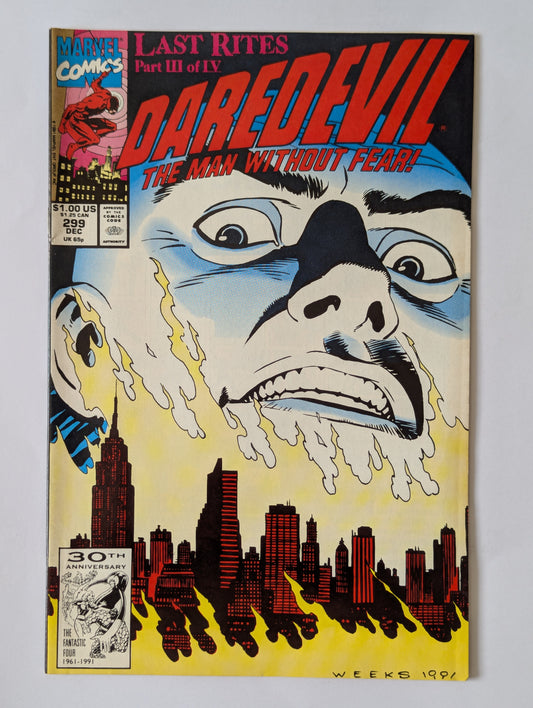 Daredevil #299 Marvel Comic Book