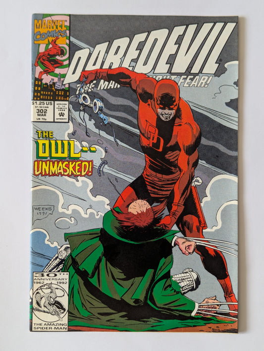 Daredevil #302 Marvel Comic Book