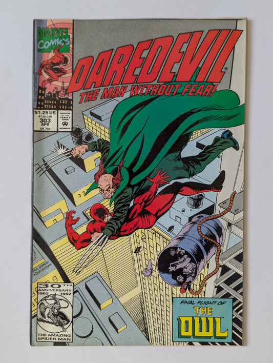 Daredevil #303 Marvel Comic Book