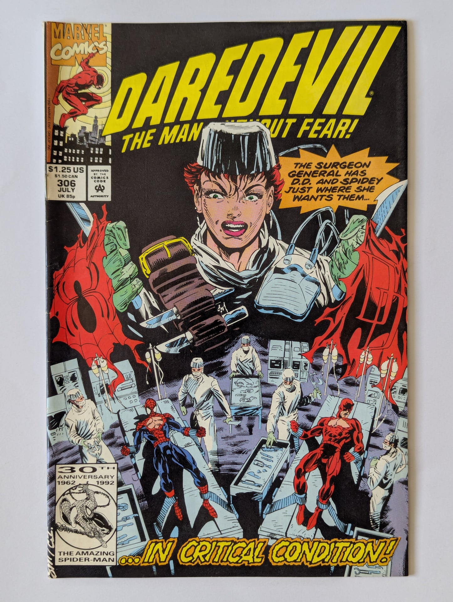 Daredevil #306 Marvel Comic Book
