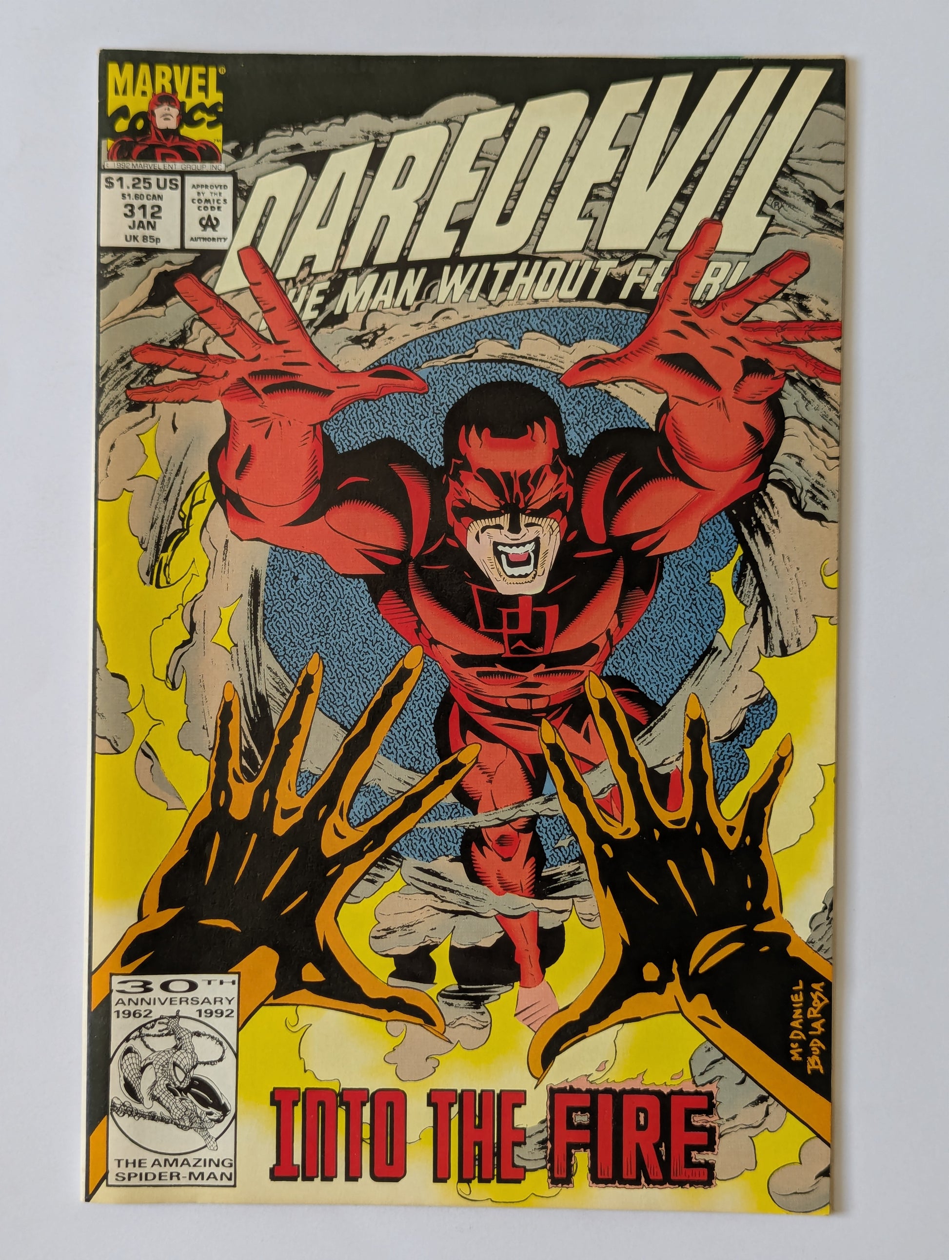 Daredevil #312 Marvel Comic Book