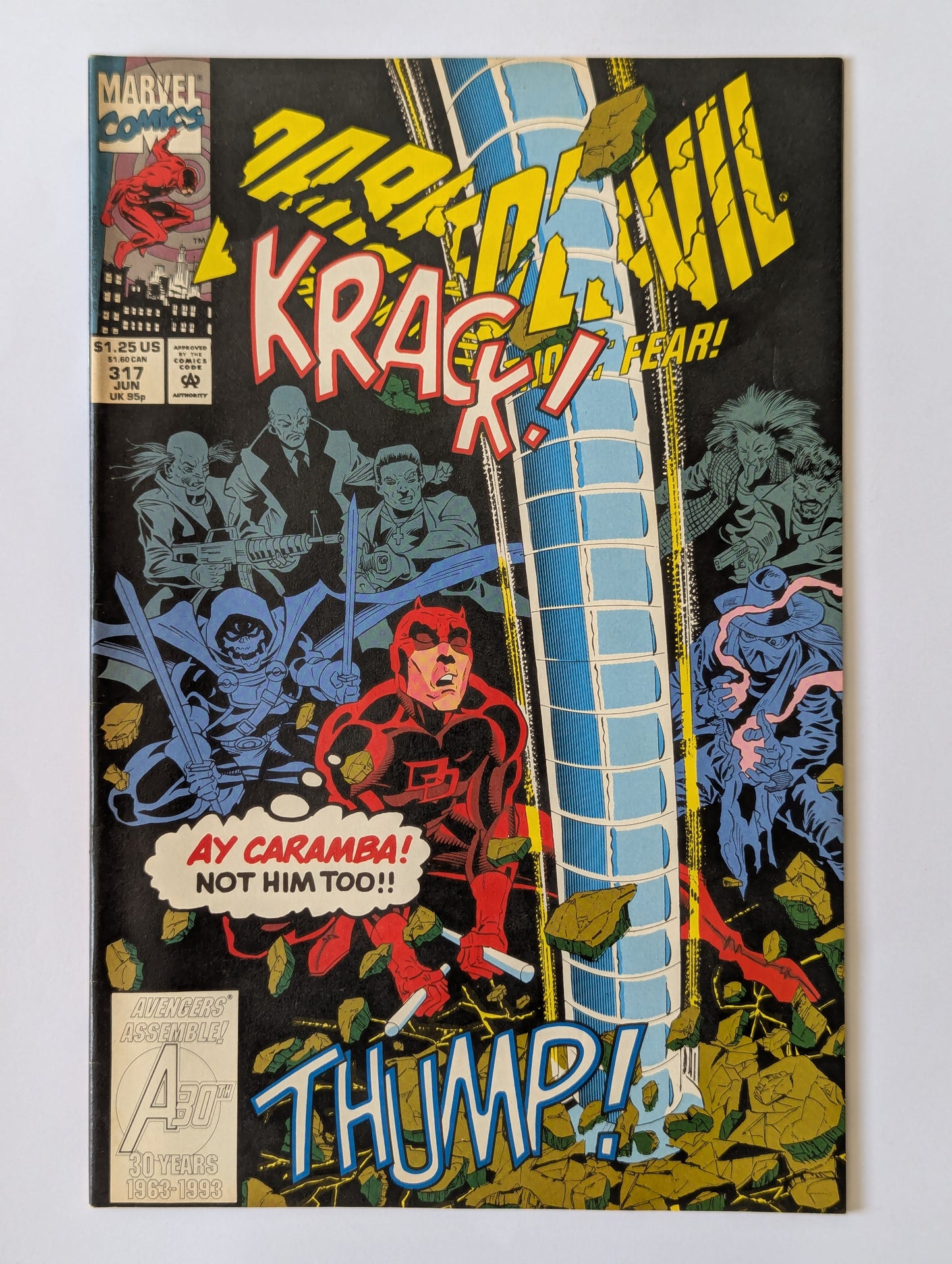 Daredevil #317 Marvel Comic Book