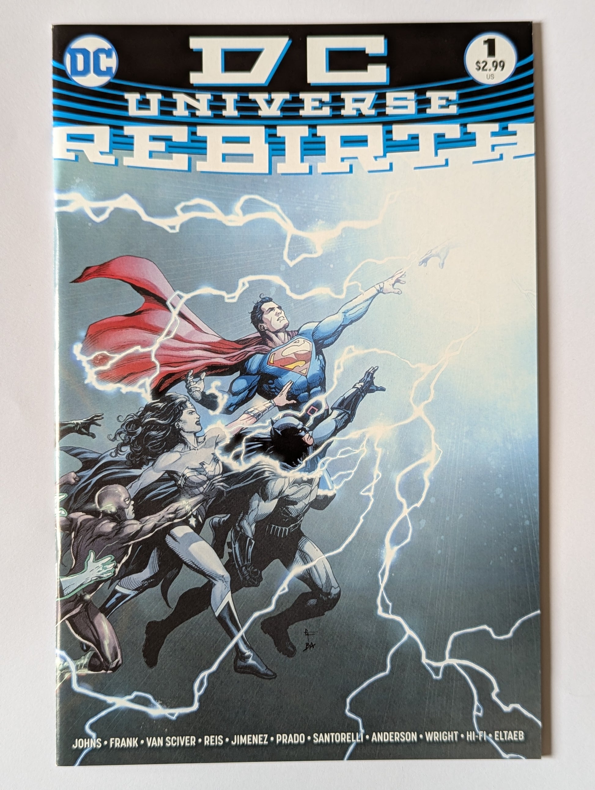 DC Universe Rebirth #1 DC Comic Book
