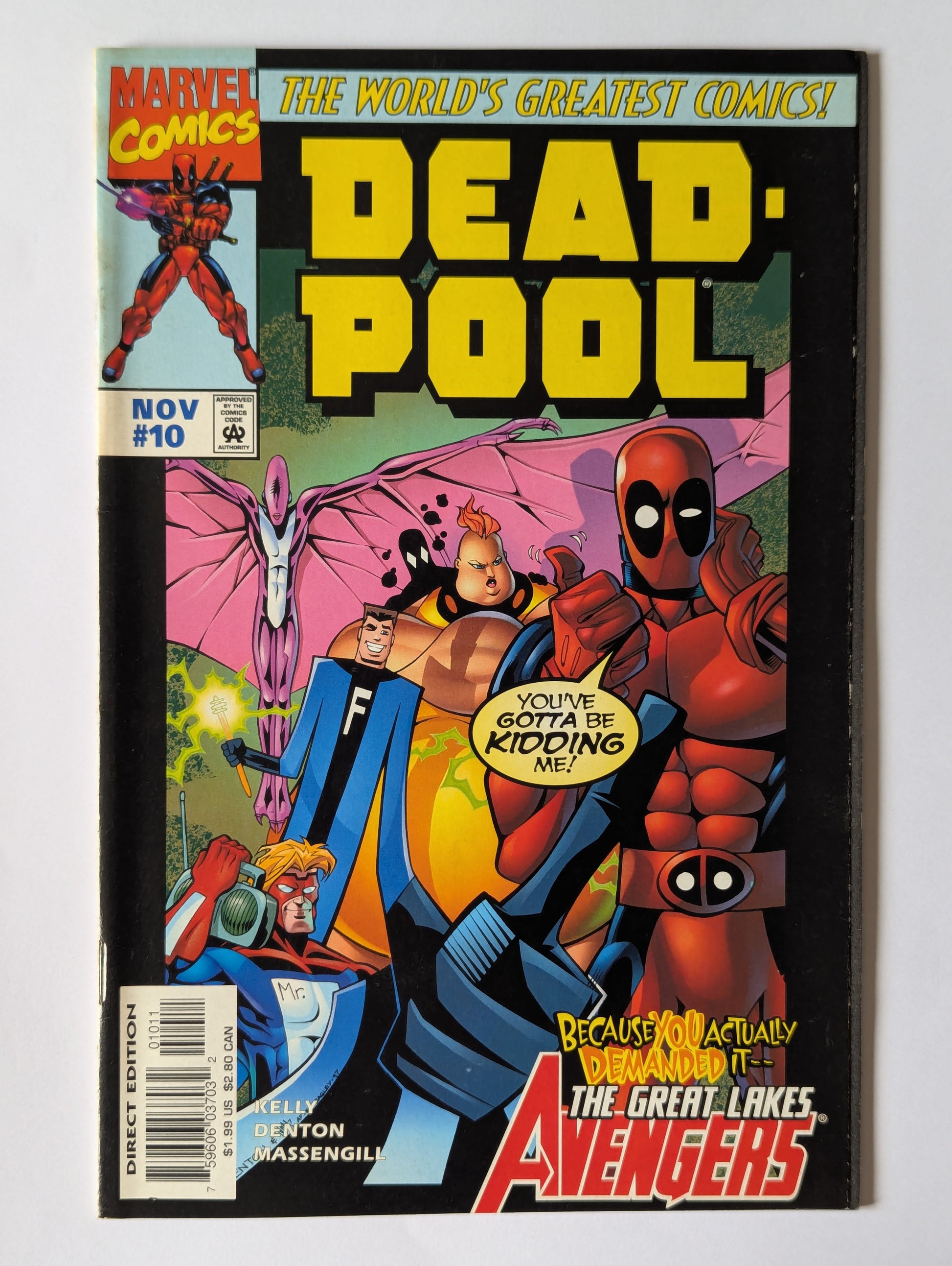 Deadpool #10 Marvel Comic Book