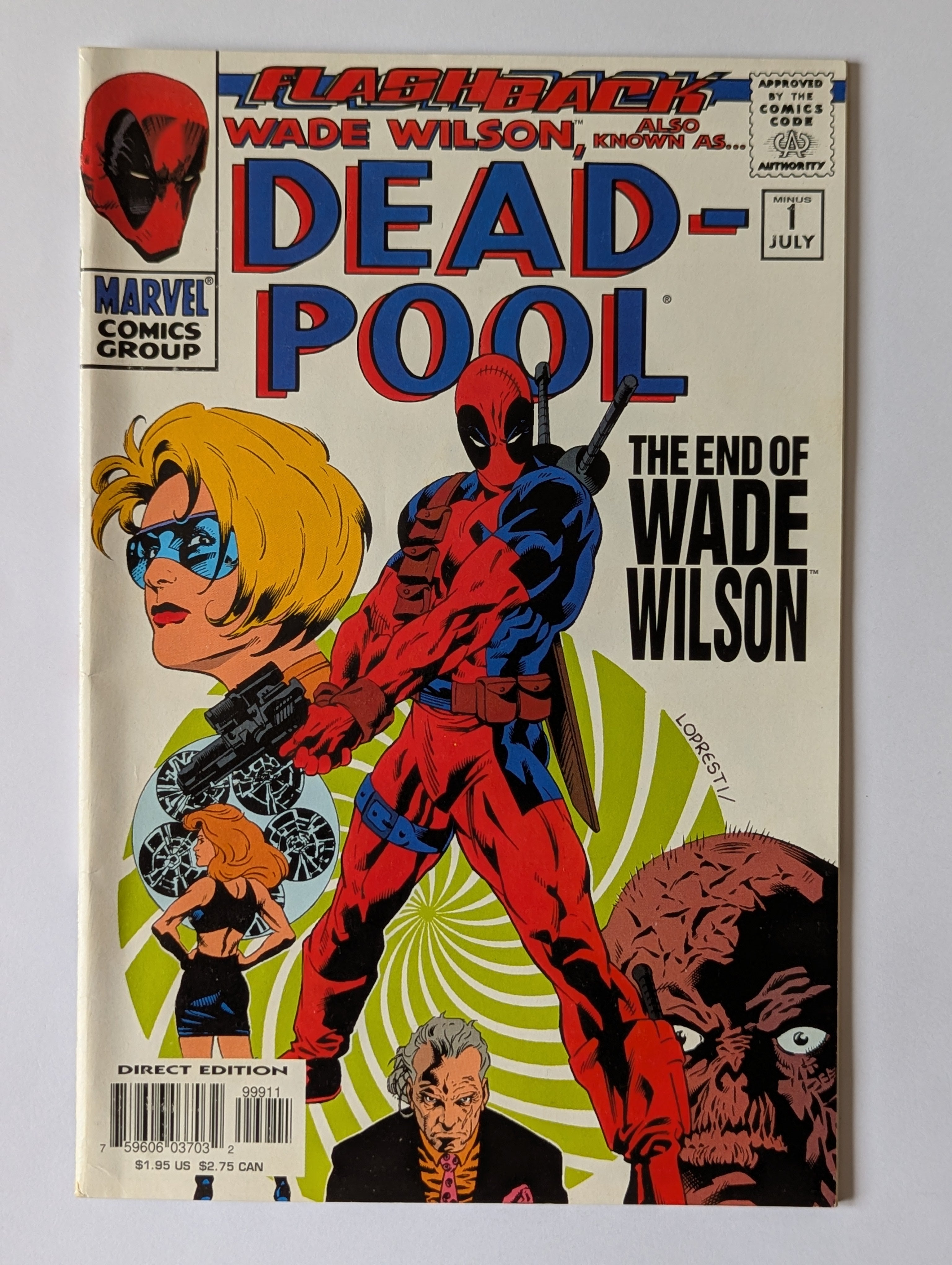 Deadpool #-1 Minus One Flashback (1997 Series) – Comicish
