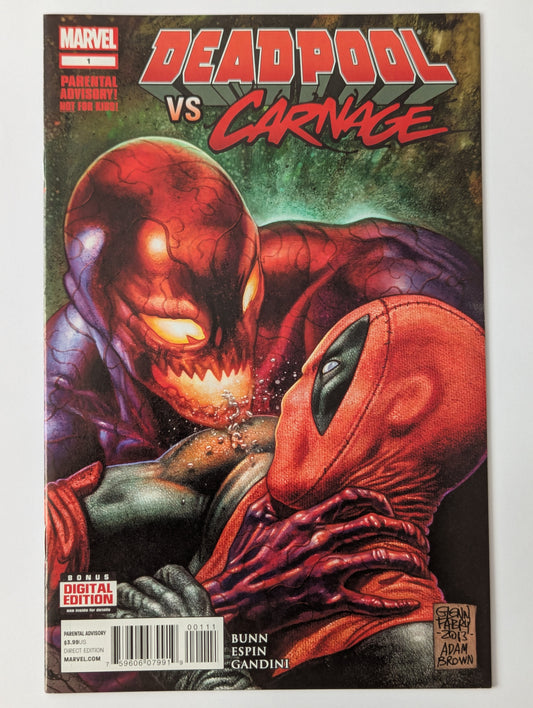 Deadpool vs Carnage #1 Marvel Comic Book