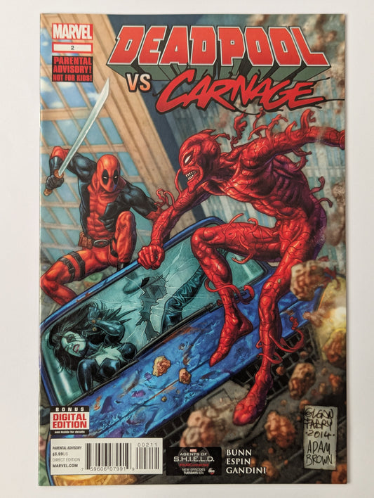 Deadpool vs Carnage #2 Marvel Comic Book