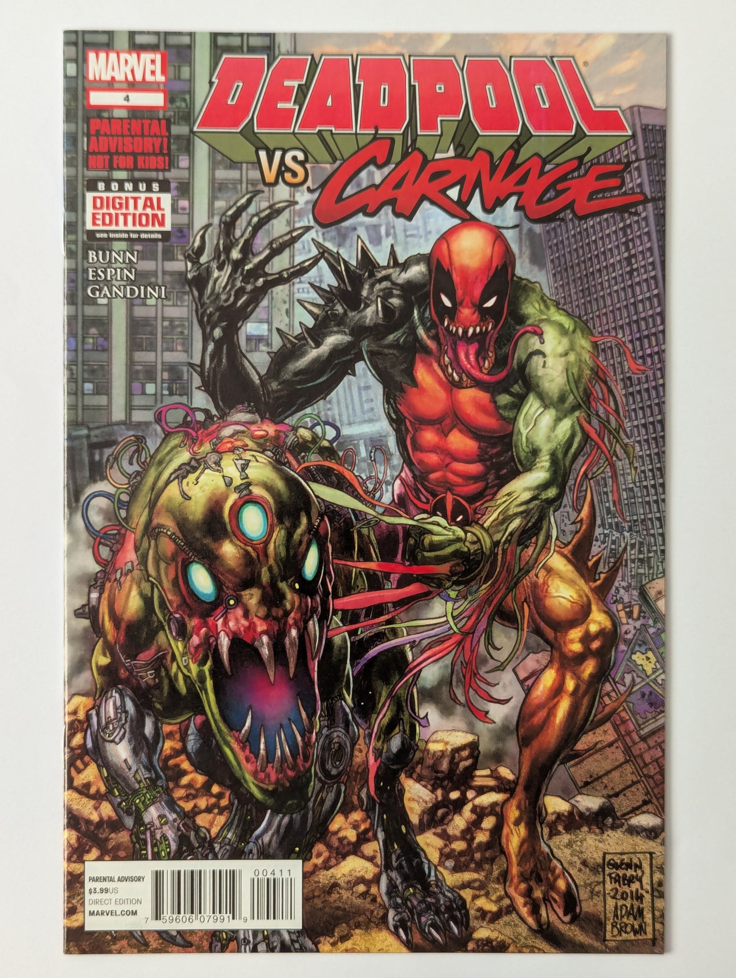 Deadpool vs Carnage #4 Marvel Comic Book