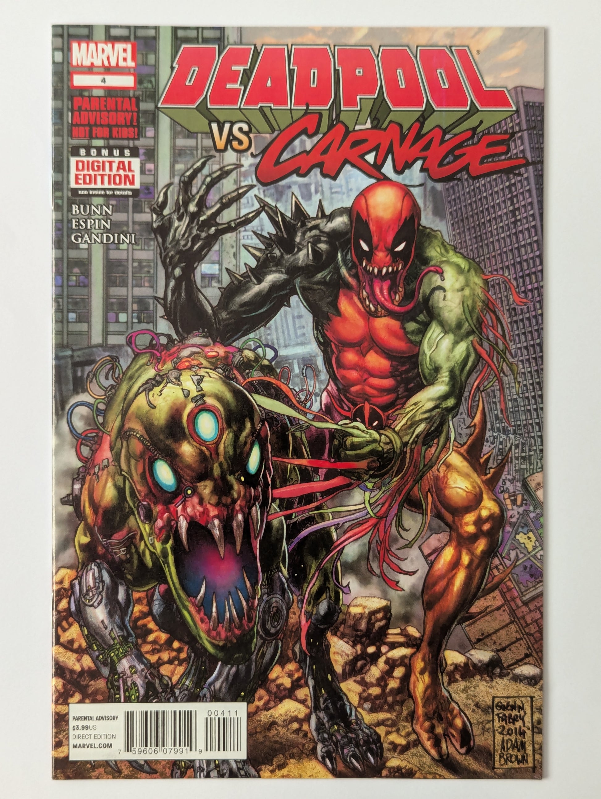 Deadpool vs Carnage #4 Marvel Comic Book