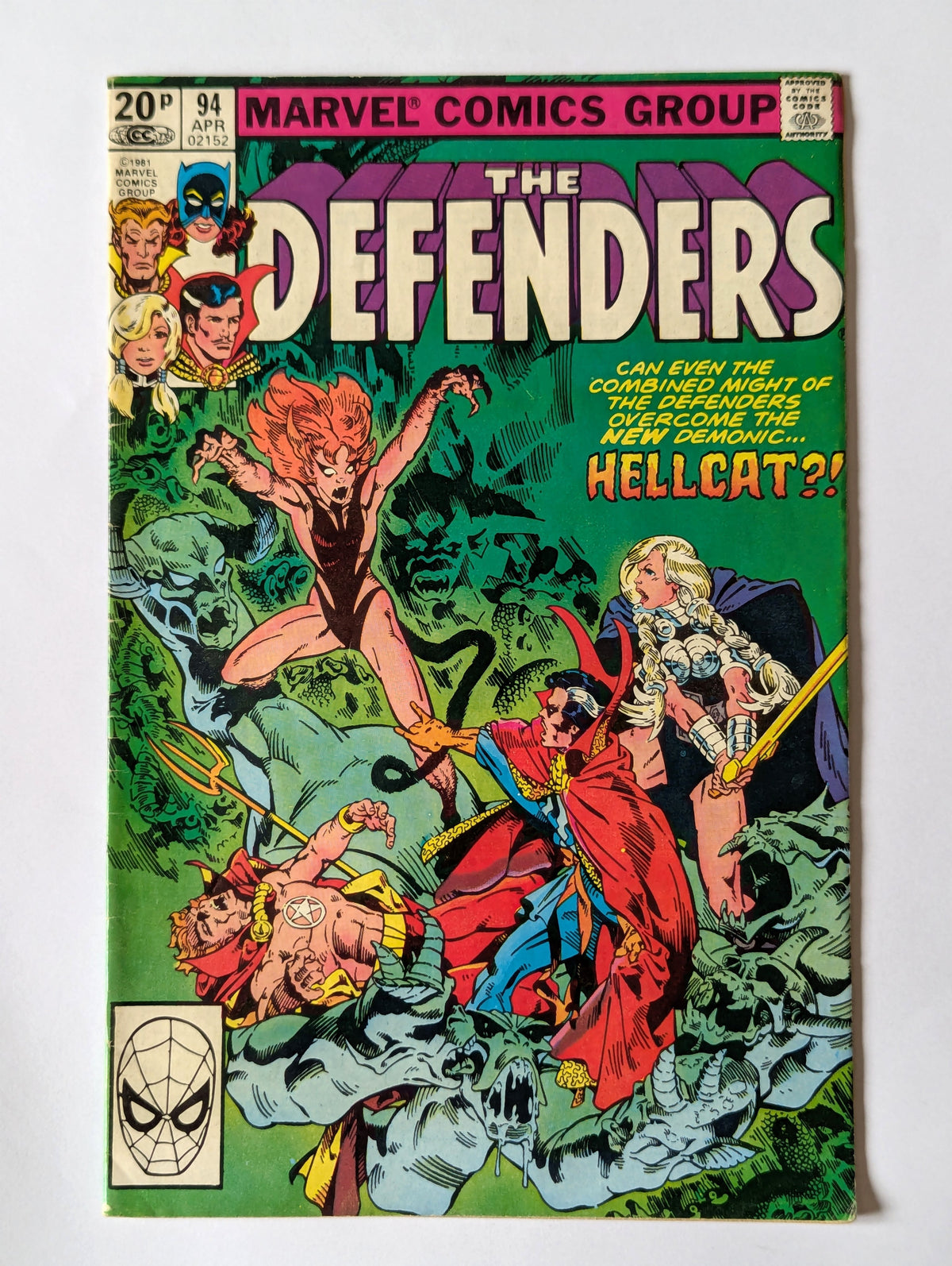Defenders #94 Marvel Comic Book