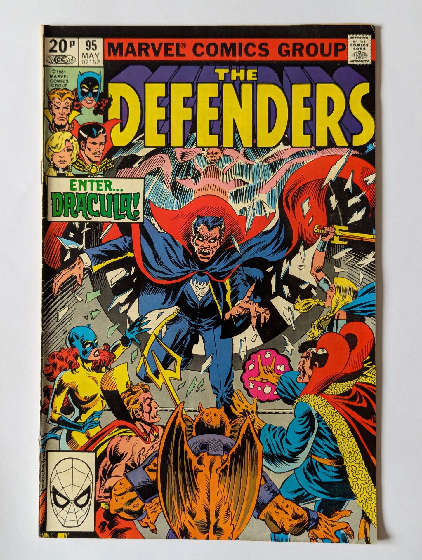 Defenders #95 Marvel Comic Book