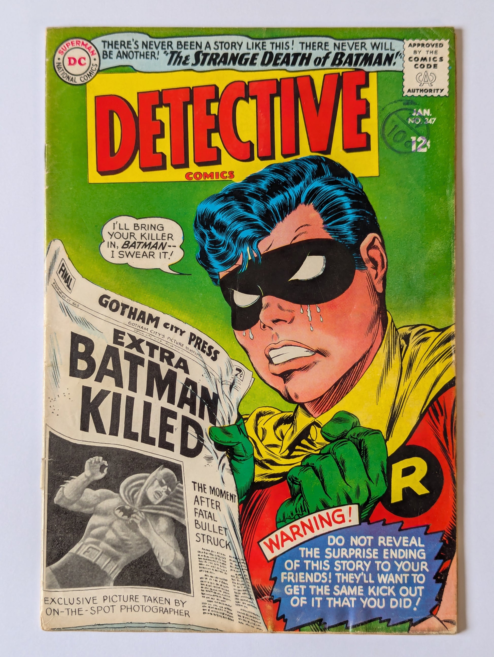 Detective Comics #347 DC Comic Book