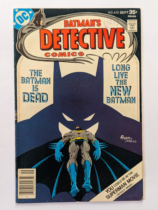 Detective Comics #472 DC Comic Book