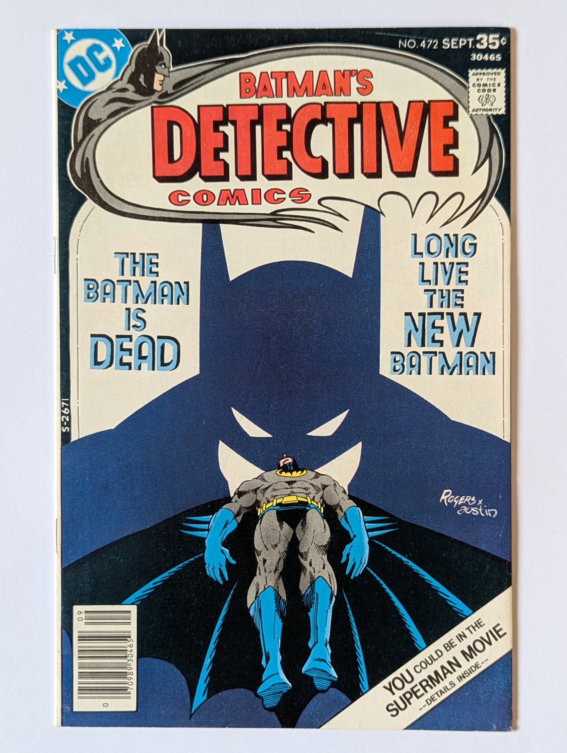 Detective Comics #472 DC Comic Book