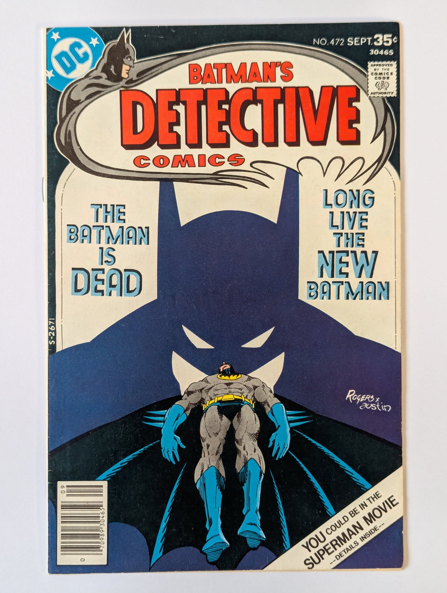 Detective Comics #472 DC Comic Book
