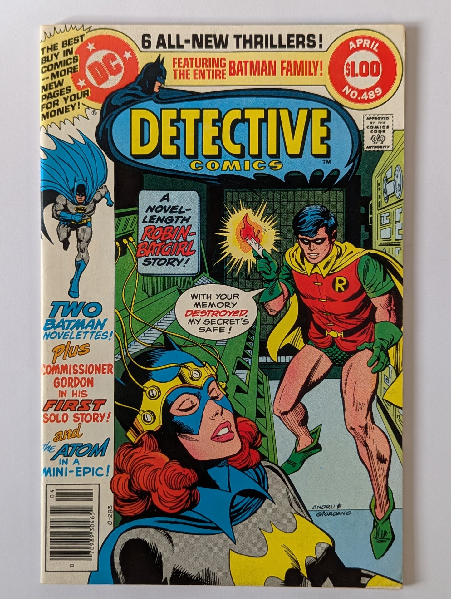 Detective Comics #489 DC Comic Book