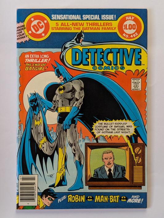 Detective Comics #492 DC Comic Book