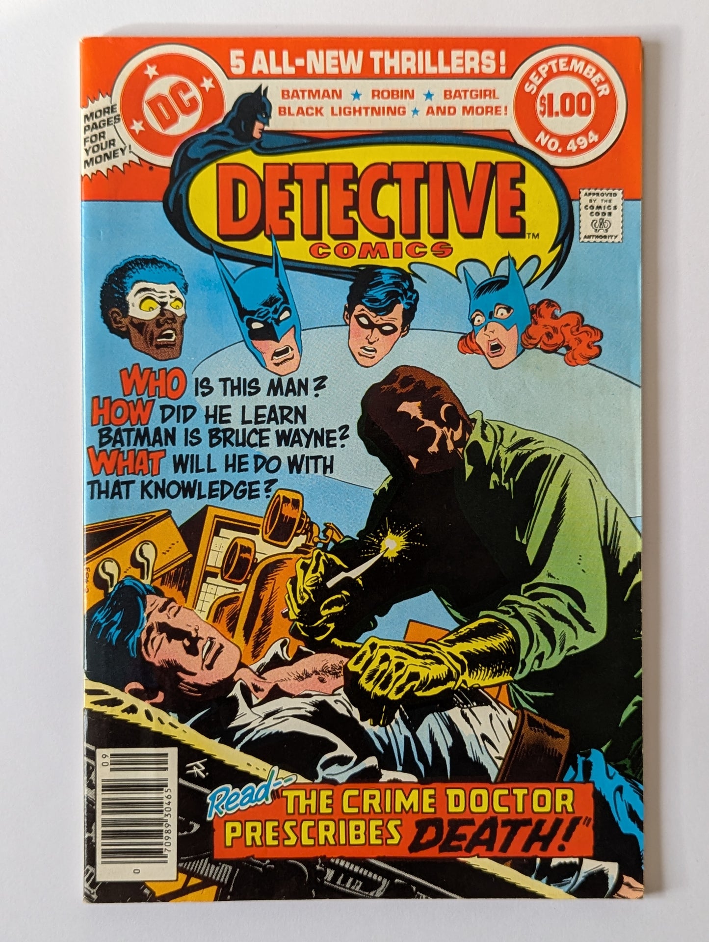 Detective Comics #494 DC Comic Book