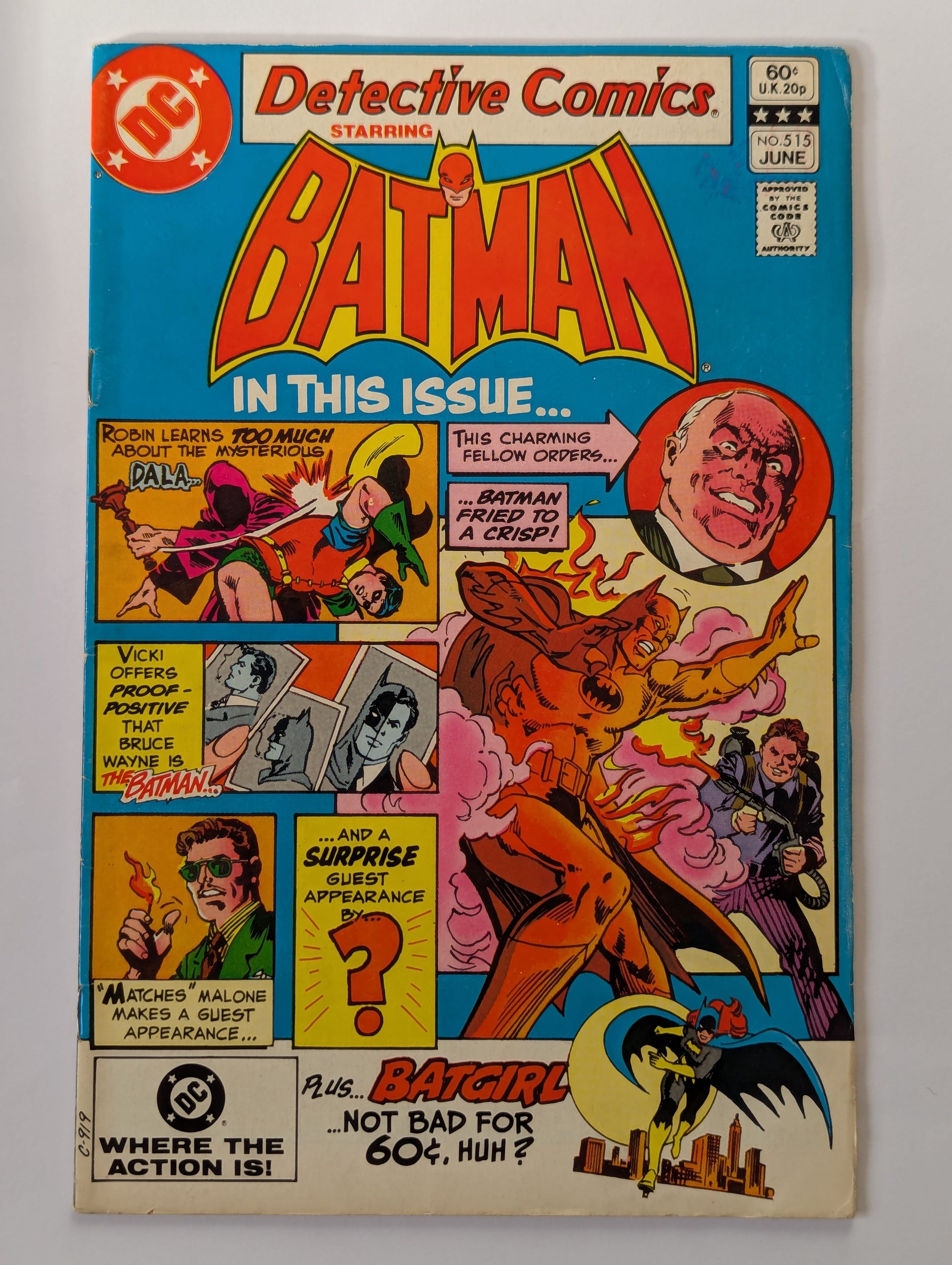 Detective Comics #515 DC Comic Book