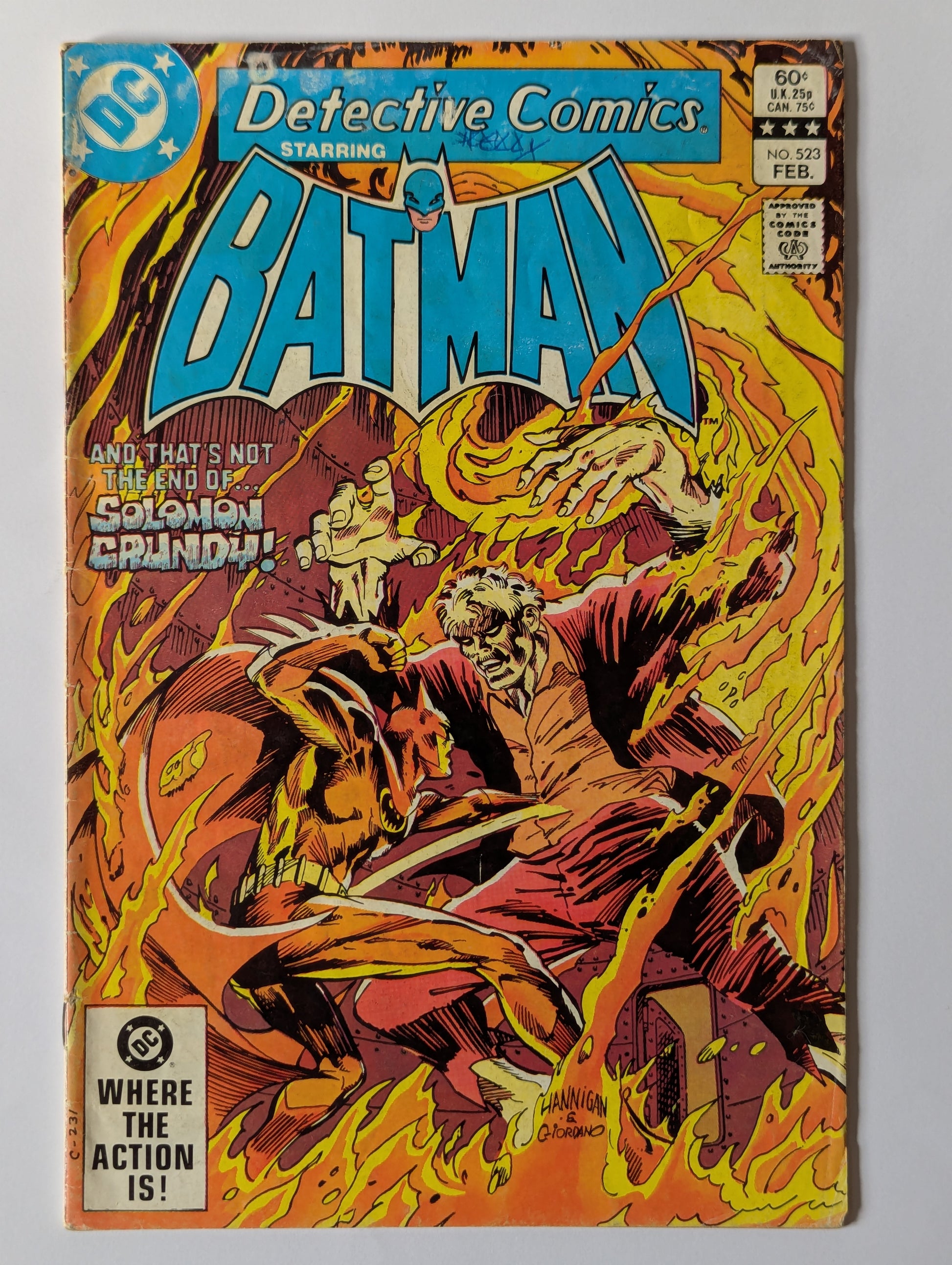 Detective Comics #523 DC Comic Book