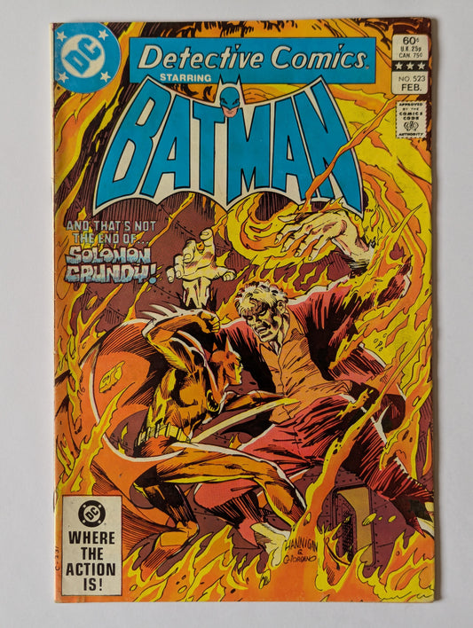 Detective Comics #523 DC Comic Book