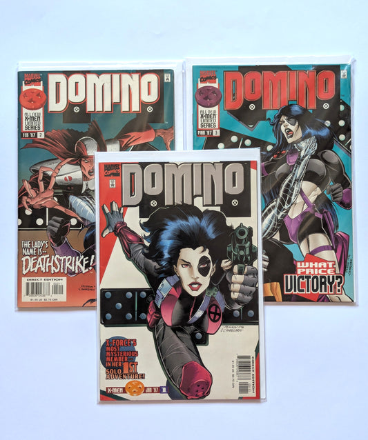 Domino #1-3 Complete Limited Series Comic Book Set