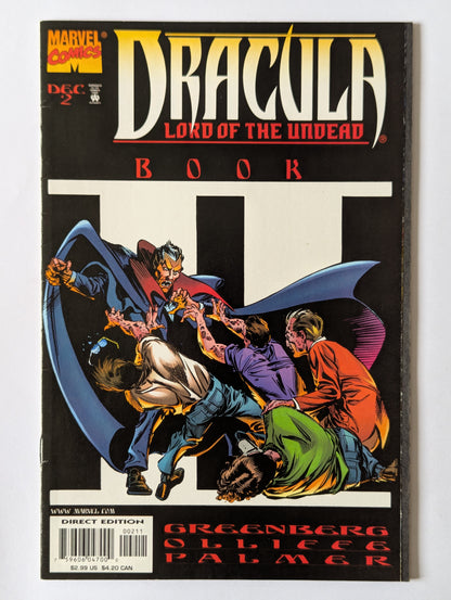 Dracula Lord of the Undead #2 Marvel Comic Book