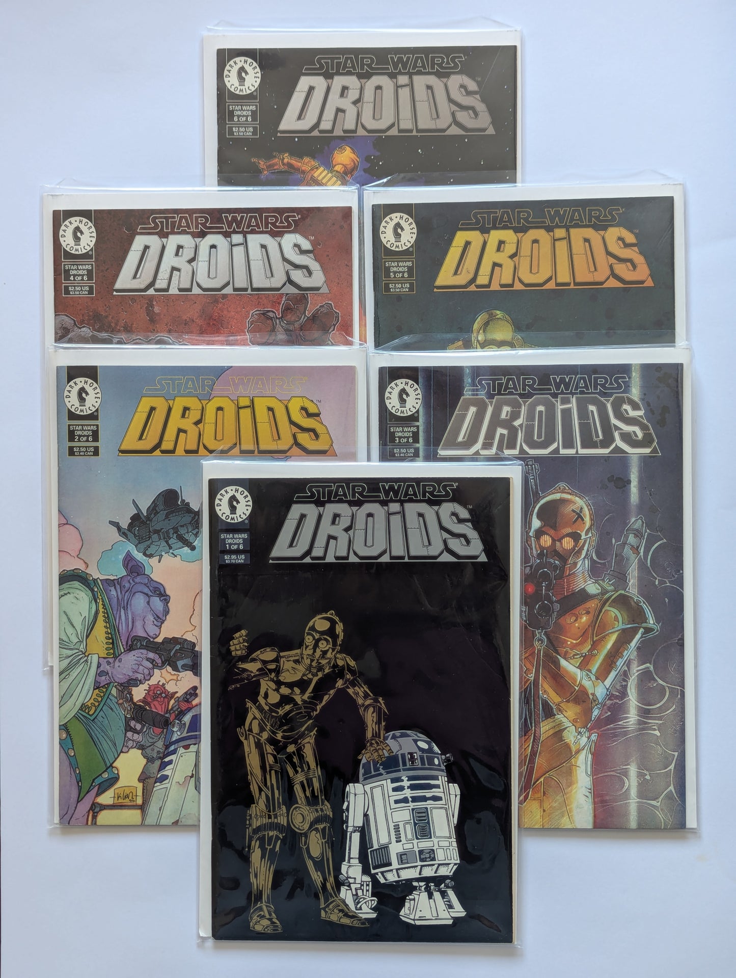 Star Wars Droids Dark Horse Comic Book Set