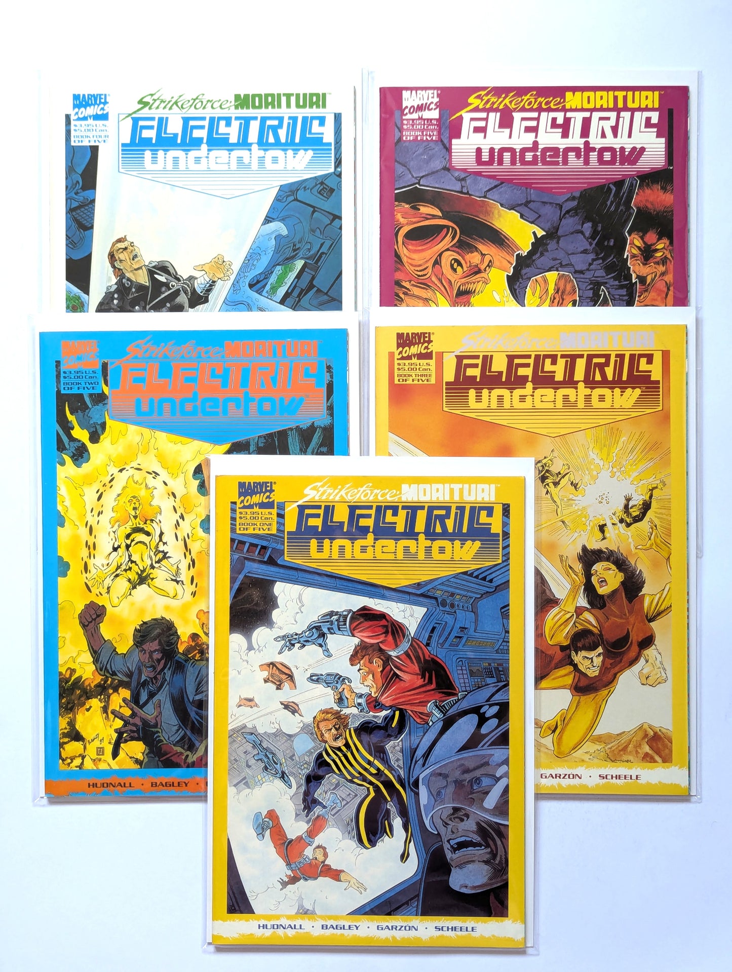Strikeforce Morituri Electric Undertow Limited Series Comic Book Set