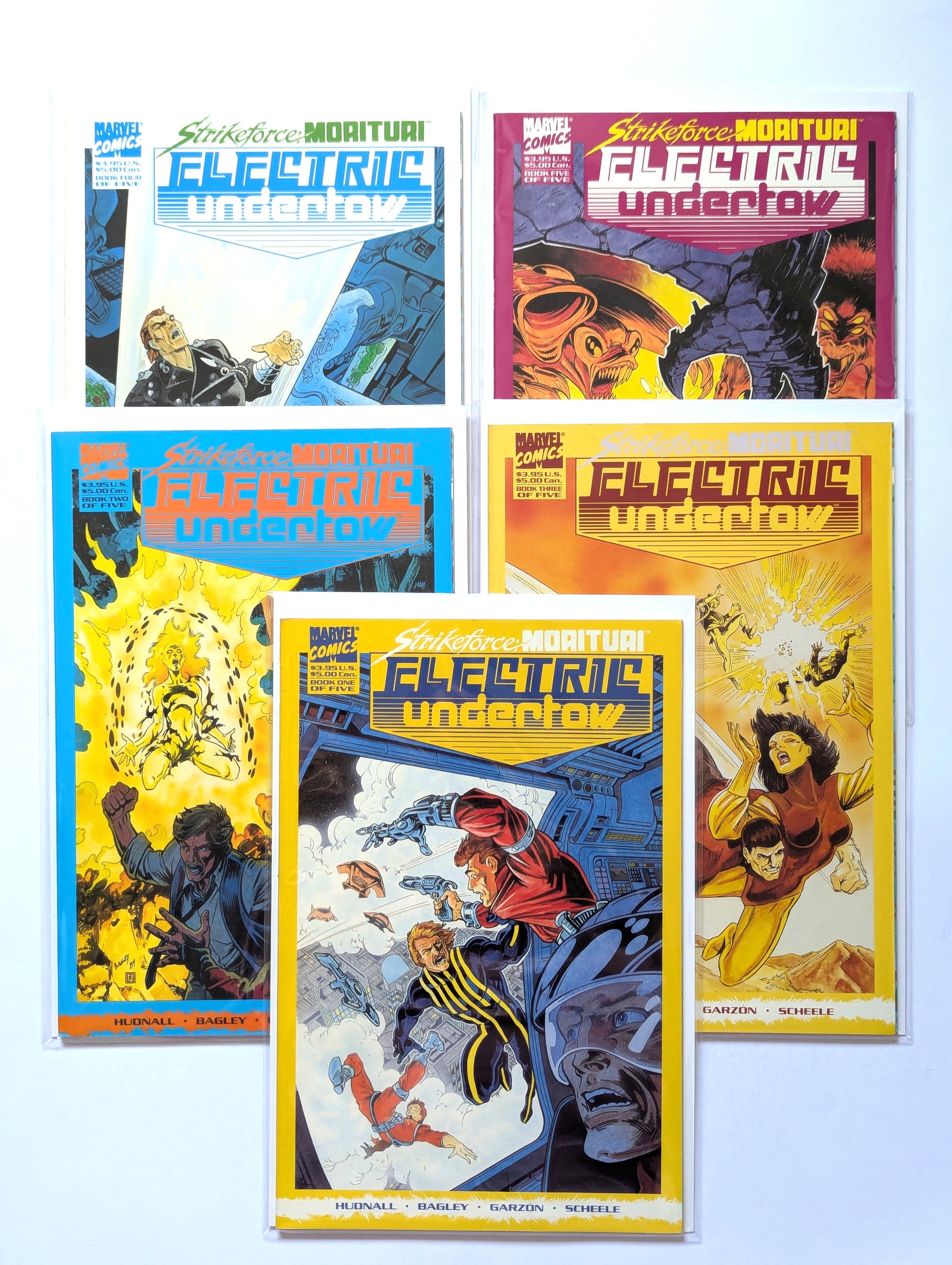 Strikeforce Morituri Electric Undertow Limited Series Comic Book Set