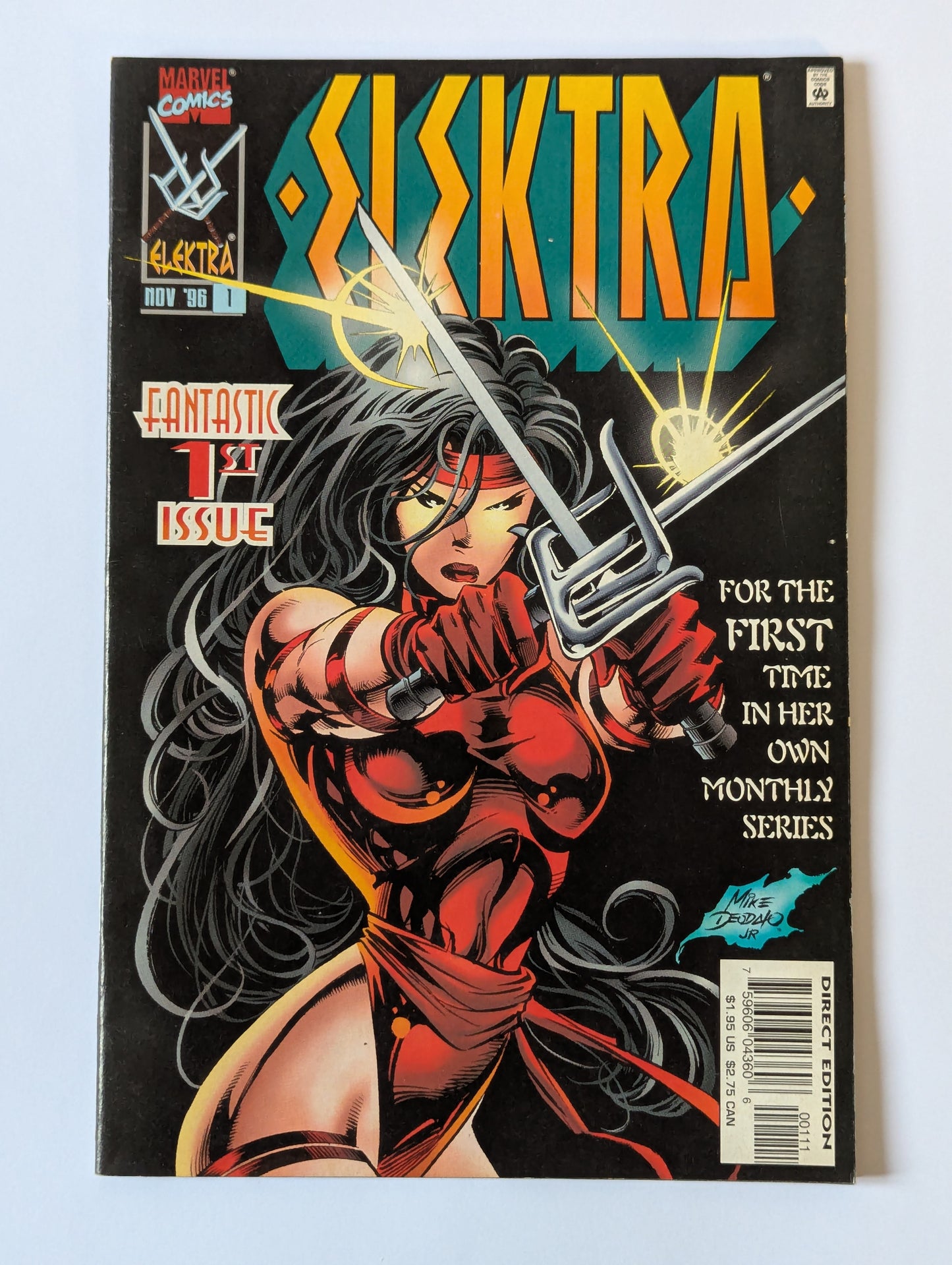 Elektra #1 Marvel Comic Book