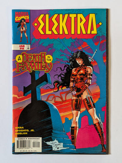 Elektra #14 Marvel Comic Book