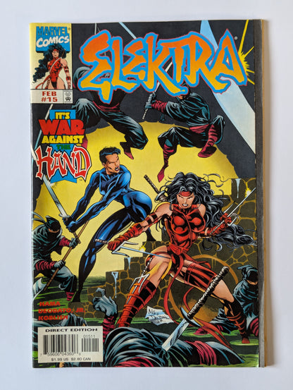 Elektra #15 Marvel Comic Book