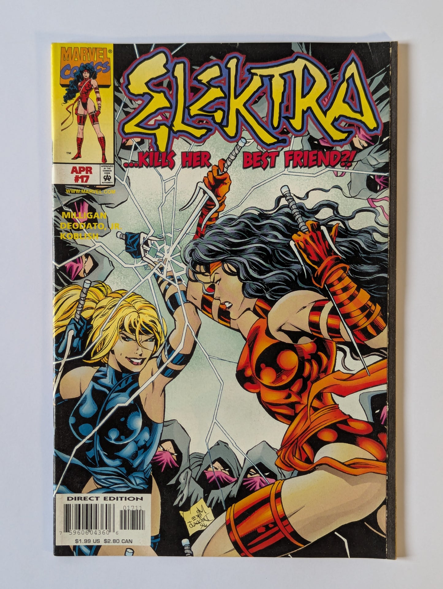 Elektra #17 Marvel Comic Book