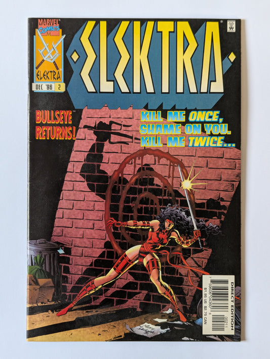 Elektra #2 Marvel Comic Book