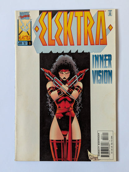 Elektra #3 Marvel Comic Book