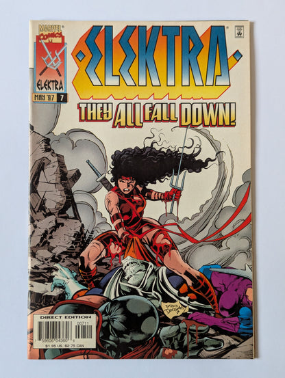 Elektra #7 Marvel Comic Book