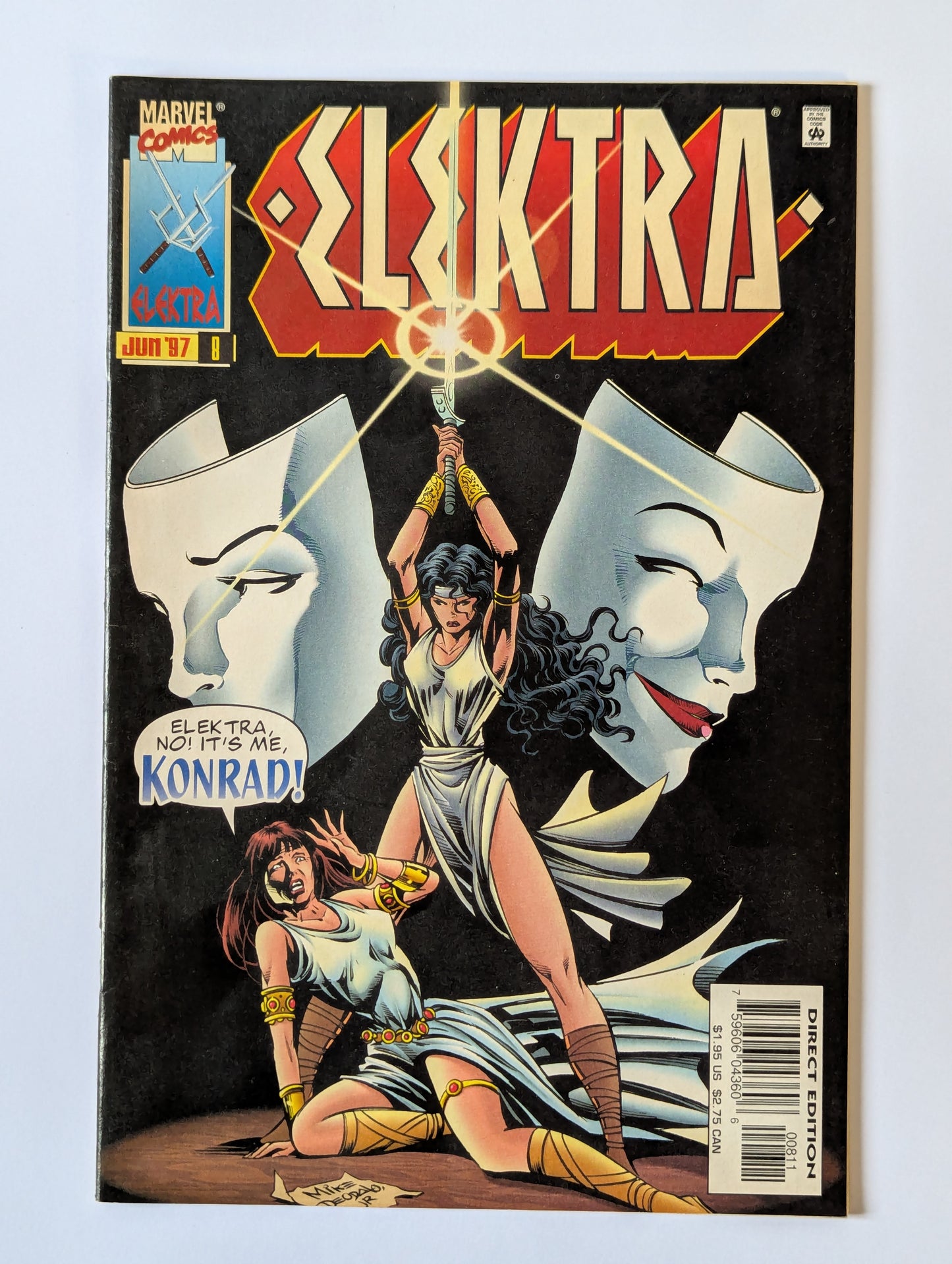 Elektra #8 Marvel Comic Book