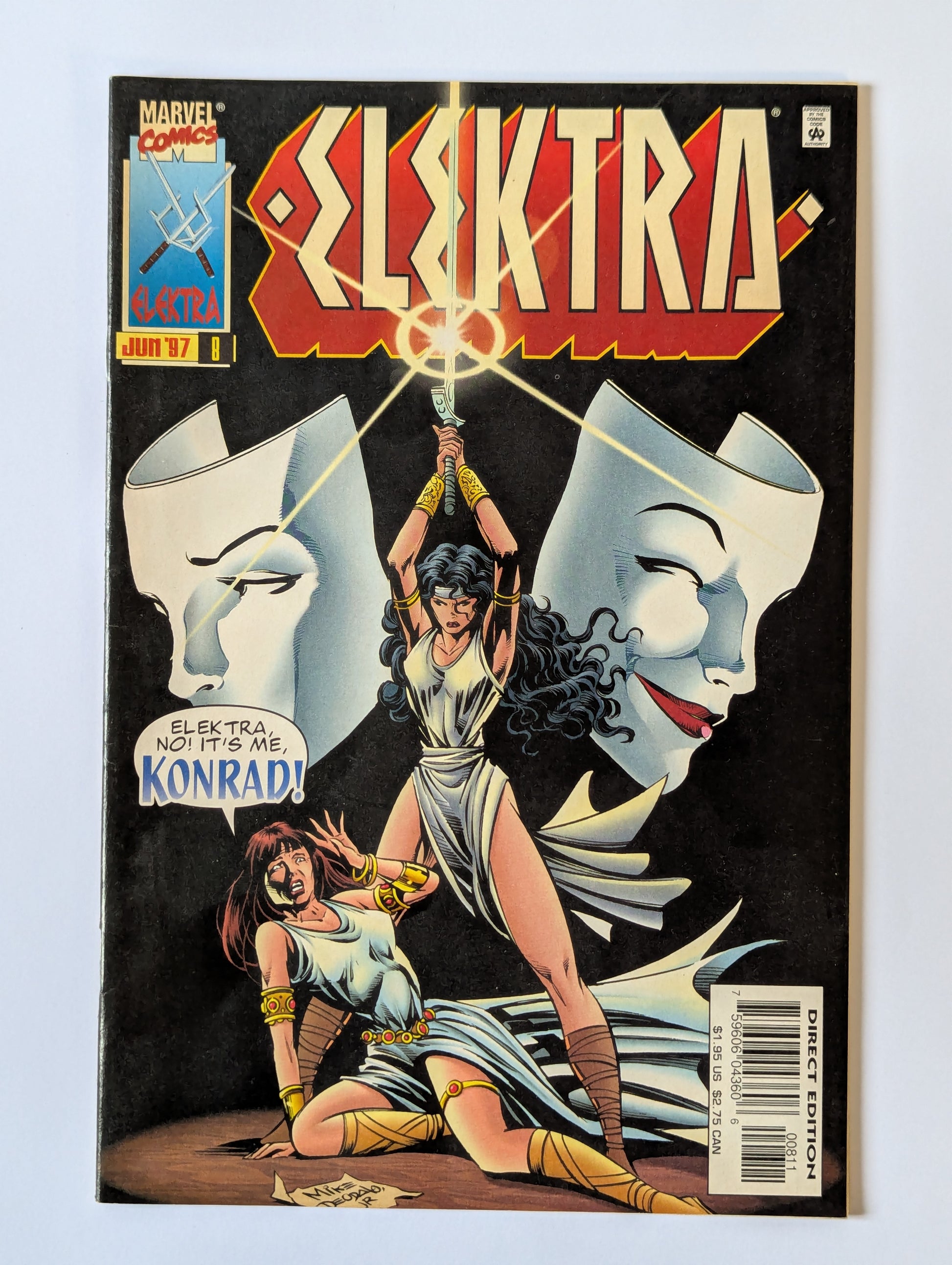 Elektra #8 Marvel Comic Book