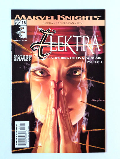 Elektra #18 Marvel Comic Book